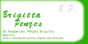 brigitta penzes business card